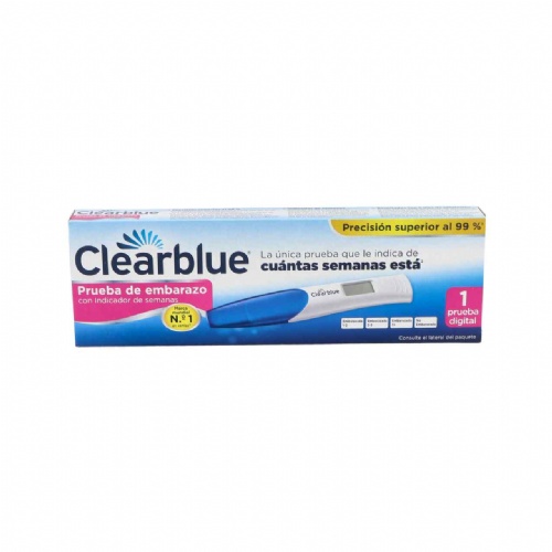 Clearblue prueba digital test de embarazo - indicador de semanas (1 prueba)