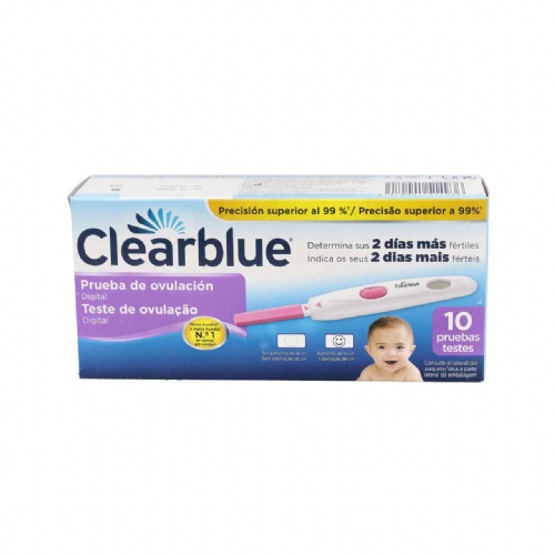 Test de ovulacion digital - clearblue (10 unidades)