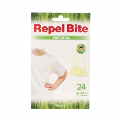 Repel bite natural parches ropa c/ citronella (24 aplicaciones)