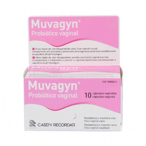 Muvagyn probiotico capsula vaginal (10 caps vaginales)