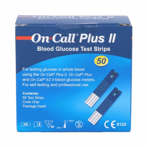 Tiras reactivas glucemia - on call plus glucose (strip 50 unidades)