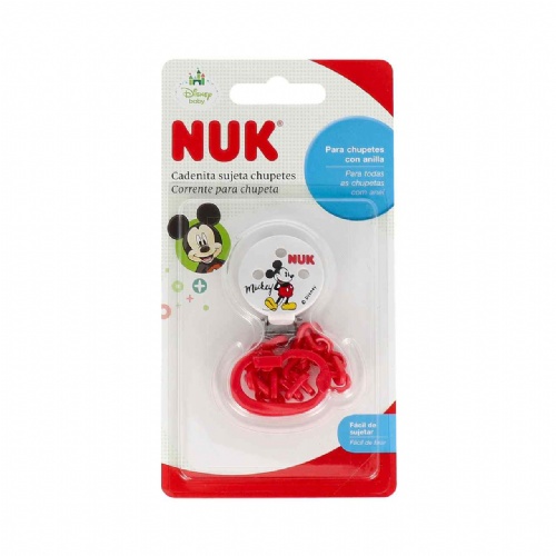 Cadenita chupete - nuk (mickey)