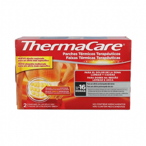 Thermacare parche termico zona lumbar cadera (2 parches)