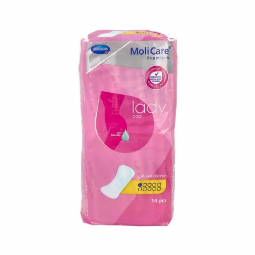 Absorbente incontinencia orina ligera - molicare premium lady pad (1 gotas 14 unidades)