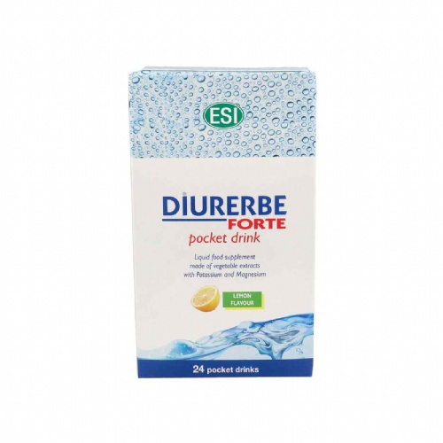 Diurerbe forte drink - esi (24 pockets 20 ml sabor limon)