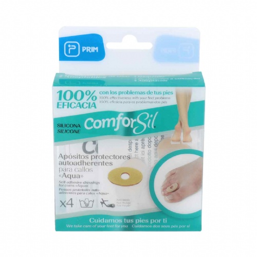 Parches adherentes para callos - comforsil aqua (4 unidades cc327)