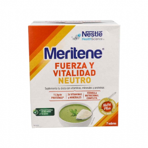 Meritene neutro al plato (50 g 7 sobres neutro)