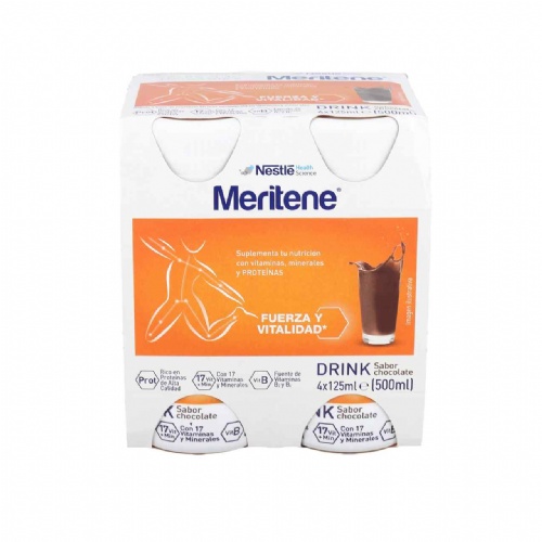 Meritene drink (125 ml 4 botellas chocolate)