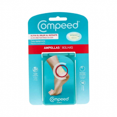 Compeed ampollas - hidrocoloide (talla mediana 10 unidades)