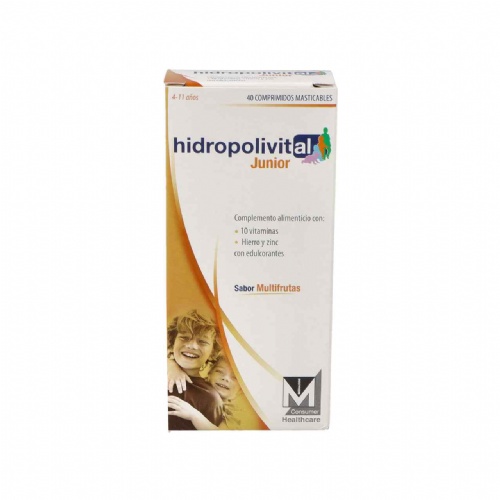 Hidropolivital junior (40 comp masticable)