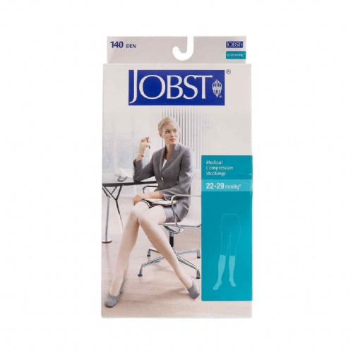 Media corta (a-d) compresion normal 140 den - jobst medical legwear (talla 3 color beige claro)