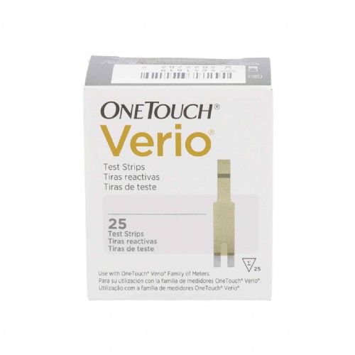 Tiras reactivas glucemia - onetouch verio (25 u)