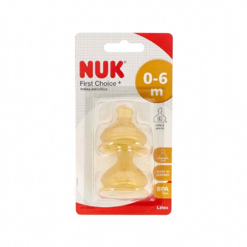 Tetina latex anticolico - nuk first choice (alimento t-1 l 2 u)