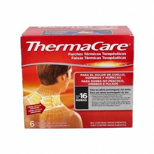 Thermacare parche termico cuello hombro muñeca (6 parches)