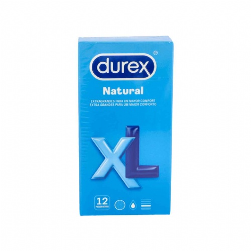 Durex natural xl - preservativos (12 u)