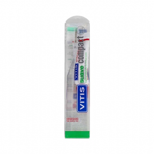 Cepillo dental adulto - vitis compact (suave)