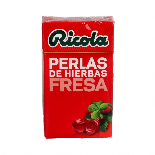 Ricola perlas sin azucar (fresa 25 g)