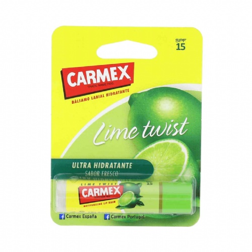 Carmex ultra hidratante balsamo labial (4 stick lime twist)