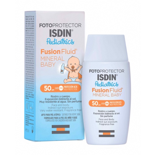 Fotoprotector isdin spf-50+ fusion fluid mineral - pediatrics baby (50 ml)