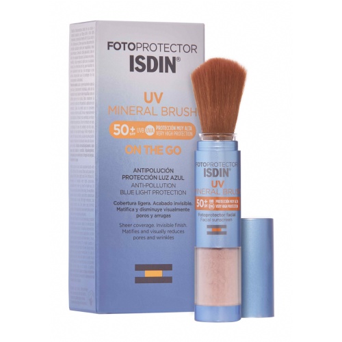 Fotoprotector isdin uv mineral brush spf 50+ (1 brocha dosificadora 2 g)