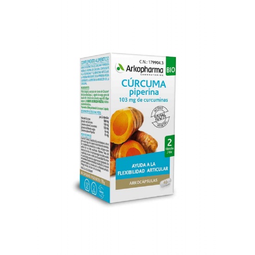 Arkocapsulas curcuma bio (40 capsulas)