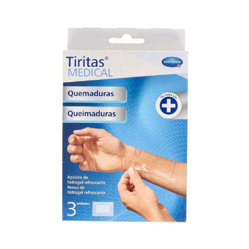 Tiritas medical quemaduras (10 x 7.5 cm 3 unidades)