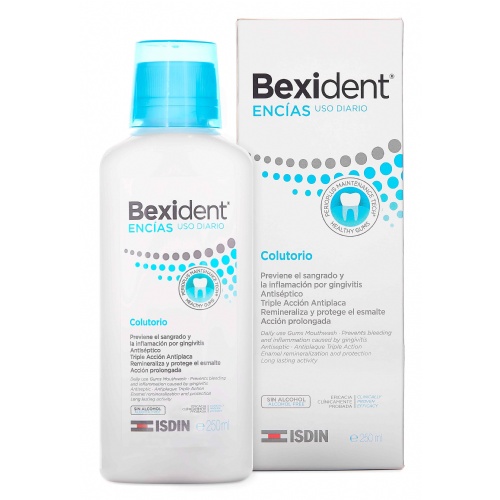 Bexident encias uso diario colutorio - triclosan (250 ml)