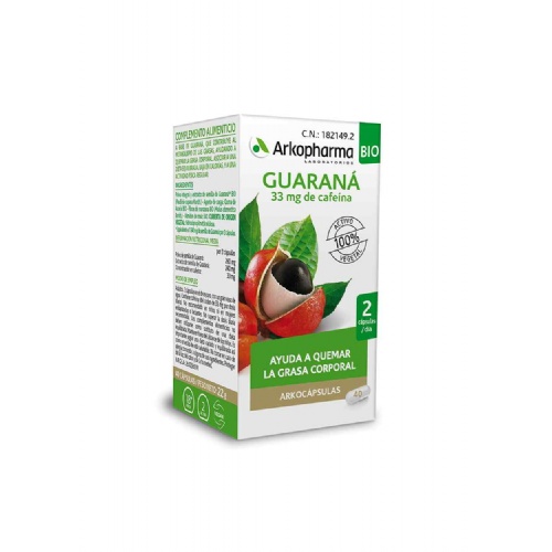 Arkocapsulas guarana bio (40 capsulas)