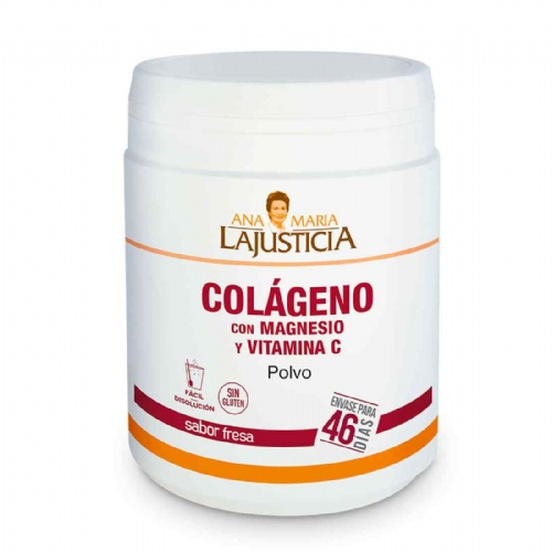 Colageno con magnesio y vitamina c - ana maria lajusticia (1 envase 350 g sabor fresa)