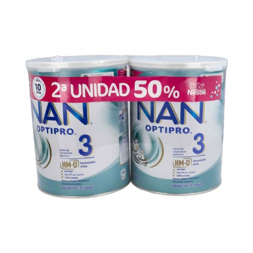 Nan optipro 3 (2 envases 800 g)