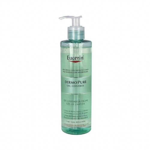 Eucerin dermopure oil control - gel limpiador facial (1 envase 400 ml)