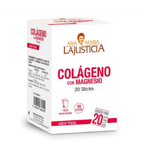 Colageno con magnesio sticks (fresa 20 sticks (5 g))