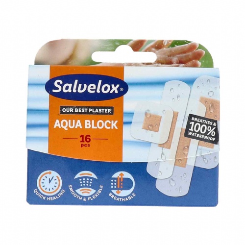 Salvelox aqua block - aposito adhesivo (16 apositos)