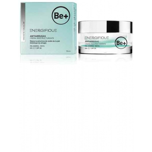 Be+ energifique antiarrugas crema hidratante - reestructurante piel normal mixta spf20 (1 envase 50 