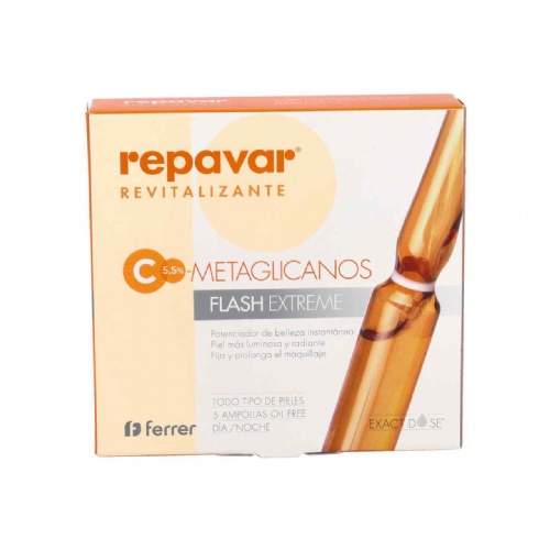 Repavar revitalizante ampollas flash extreme (5 ampollas)