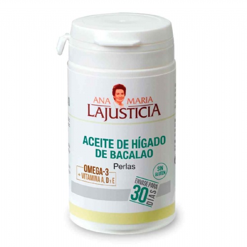 Aceite de higado de bacalao + vitamina e - ana maria lajusticia (90 perlas)