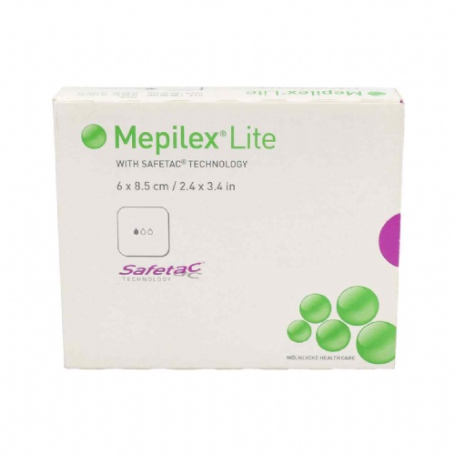 Mepilex lite - aposito esteril (5 unidades 8,5 cm x 6 cm)