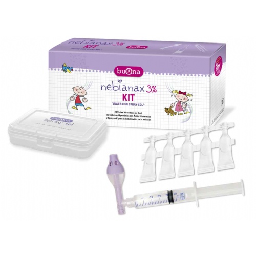 Nebianax 3% kit (20 viales 5 ml + spray-solucio)