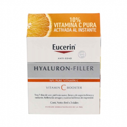 Eucerin hyaluron filler vitamina c booster (3 envases 8 ml)