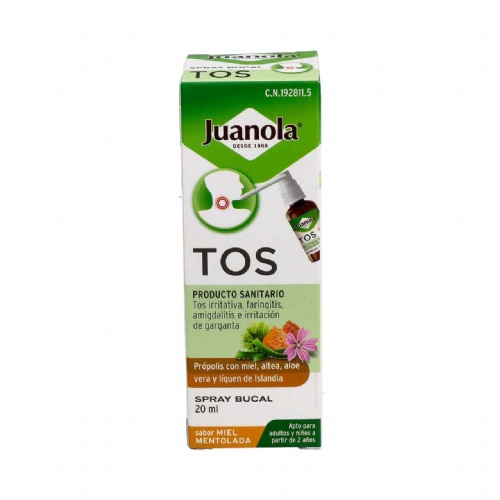 Juanola tos spray bucal (sabor miel mentolada 120 ml)