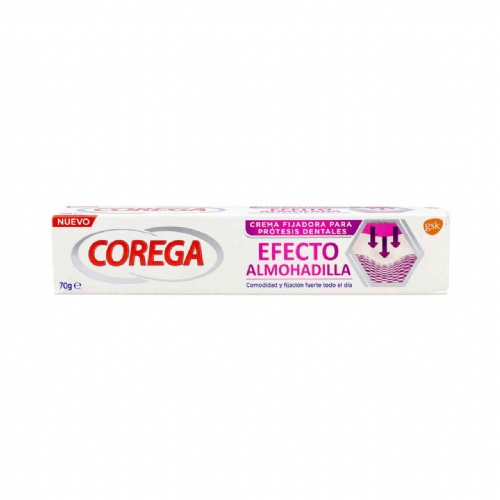 Corega efecto almohadilla - adhesivo protesis dental (70 g)