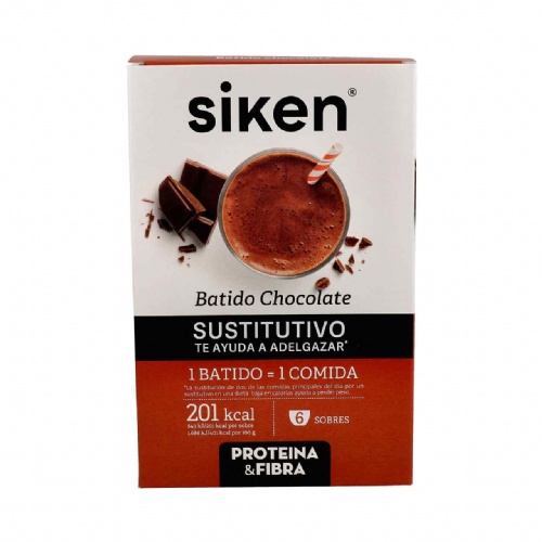 Siken protein sustitutive batido (chocolate 6 sobres)