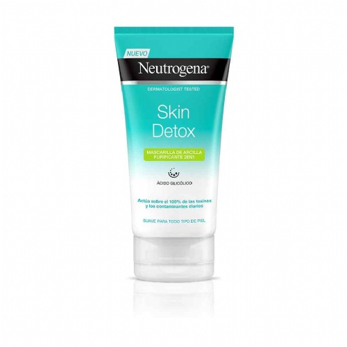 Neutrogena detox mascarilla arcilla purificante 2 en 1 (150 ml)