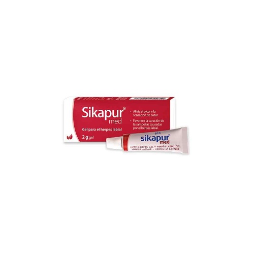 Sikapur med gel para herpes labial (2 g)