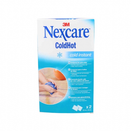 3m nexcare instant - coldhot aplicacion de frio instantaneo (2 bolsas 15 x 18 cm)