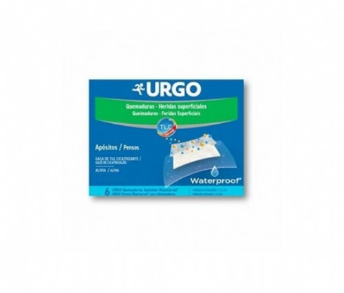 Urgo quemaduras waterproof (apositos 7 x 5 cm 6 u)