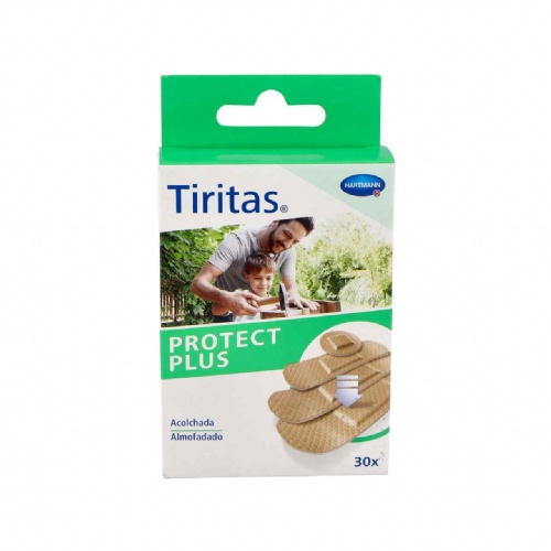 Tiritas protect plus - aposito adhesivo (30 u 4 tamaños)