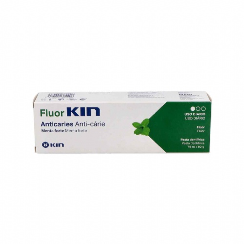 Fluor kin anticaries pasta dentifrica (menta forte 75 ml)