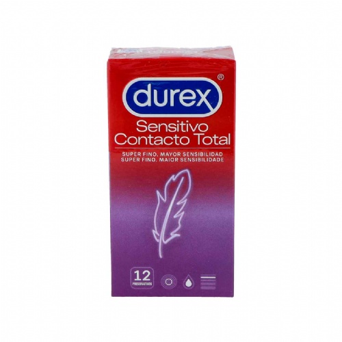 Durex sensitivo contacto total - preservativos (12 unidades)