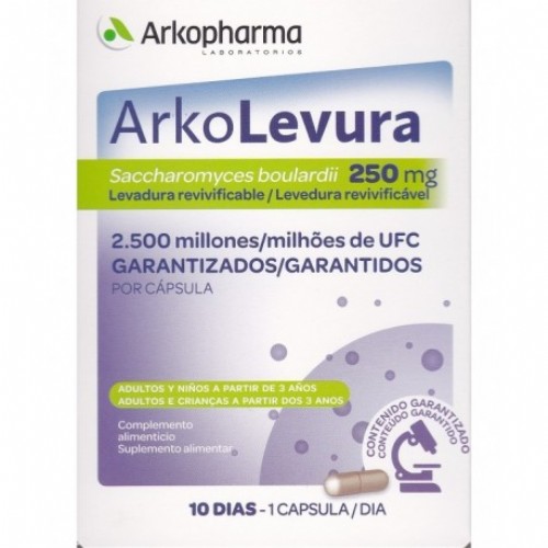 Arko-levura saccharomyces boulardii (250 mg 10 caps)